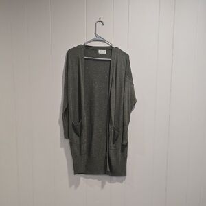 Elegant Olive Green Women's Cardigan